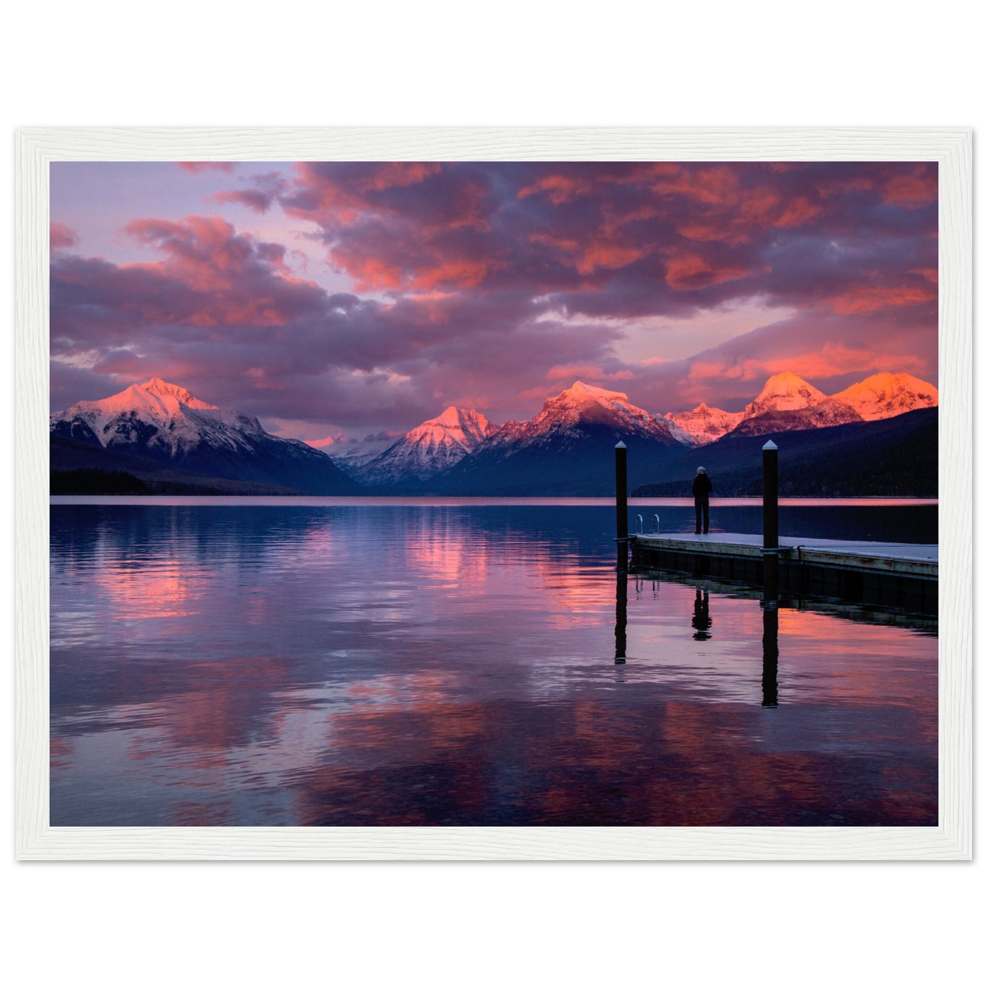 Abendglut am Lake McDonald - Aurora Designs