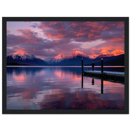 Abendglut am Lake McDonald - Aurora Designs