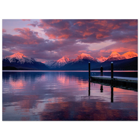 Abendglut am Lake McDonald - Aurora Designs