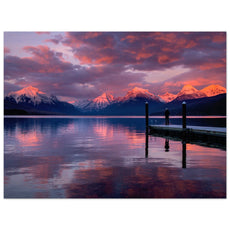 Abendglut am Lake McDonald - Aurora Designs