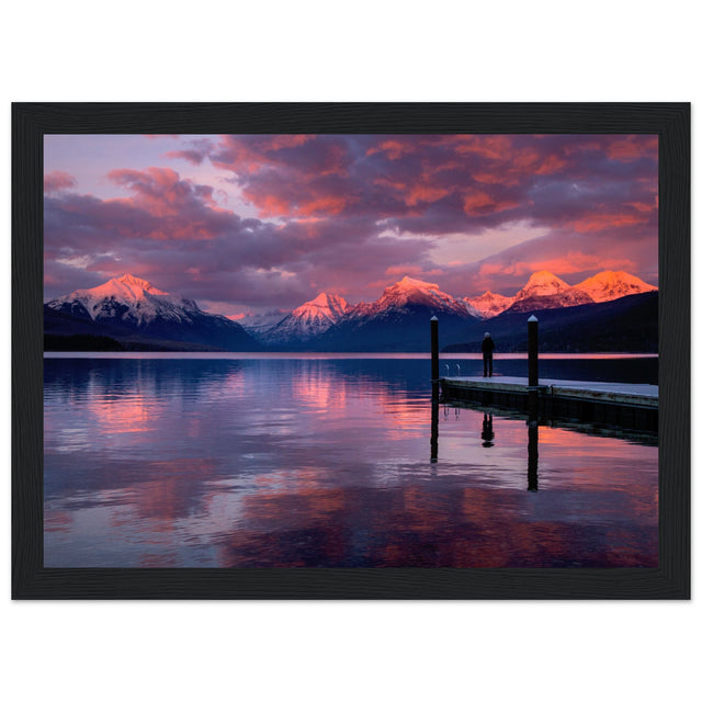 Abendglut am Lake McDonald - Aurora Designs