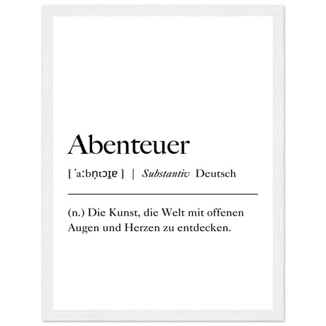 Abenteuer Definition - Aurora Designs