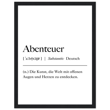 Abenteuer Definition - Aurora Designs