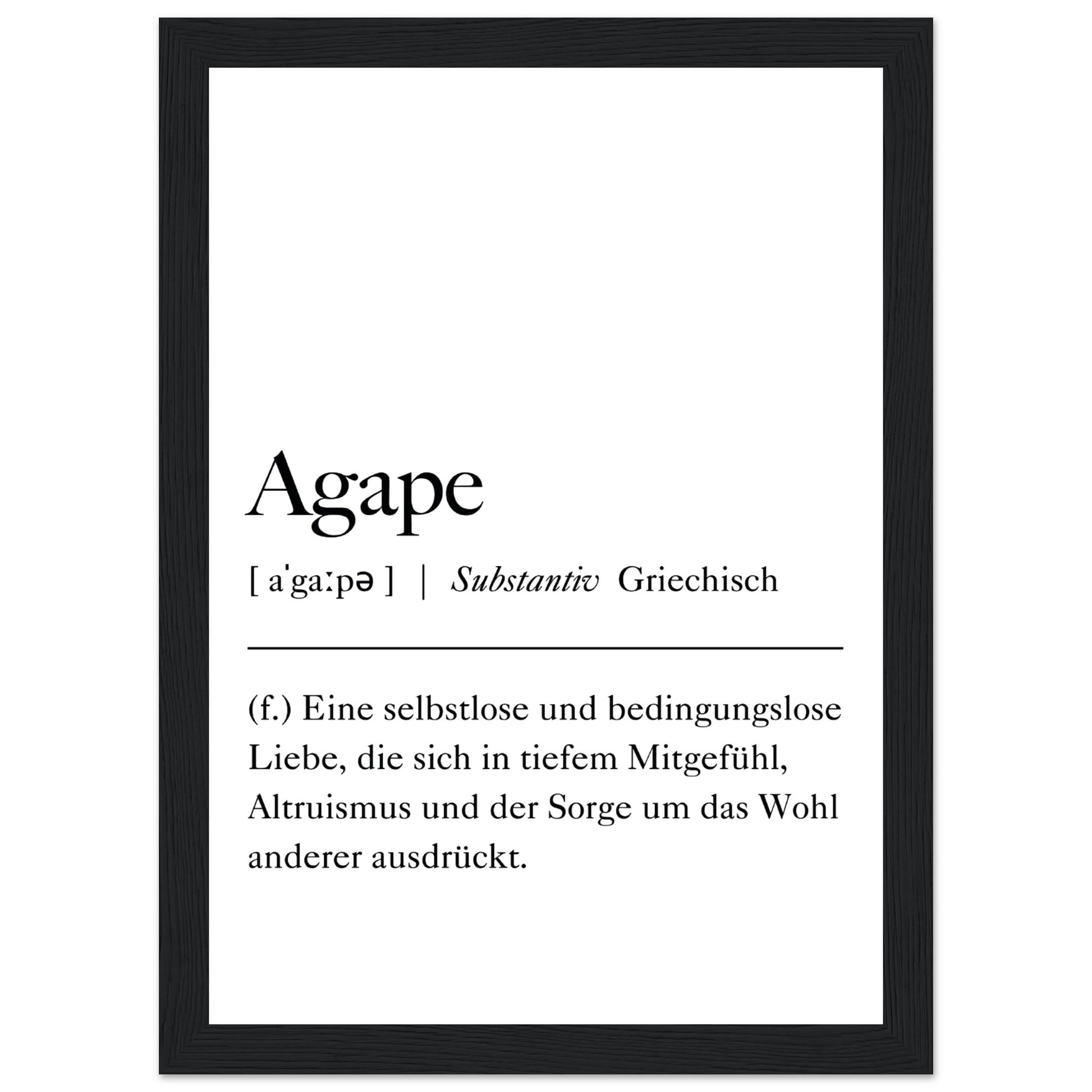 Agape Definition - Aurora Designs