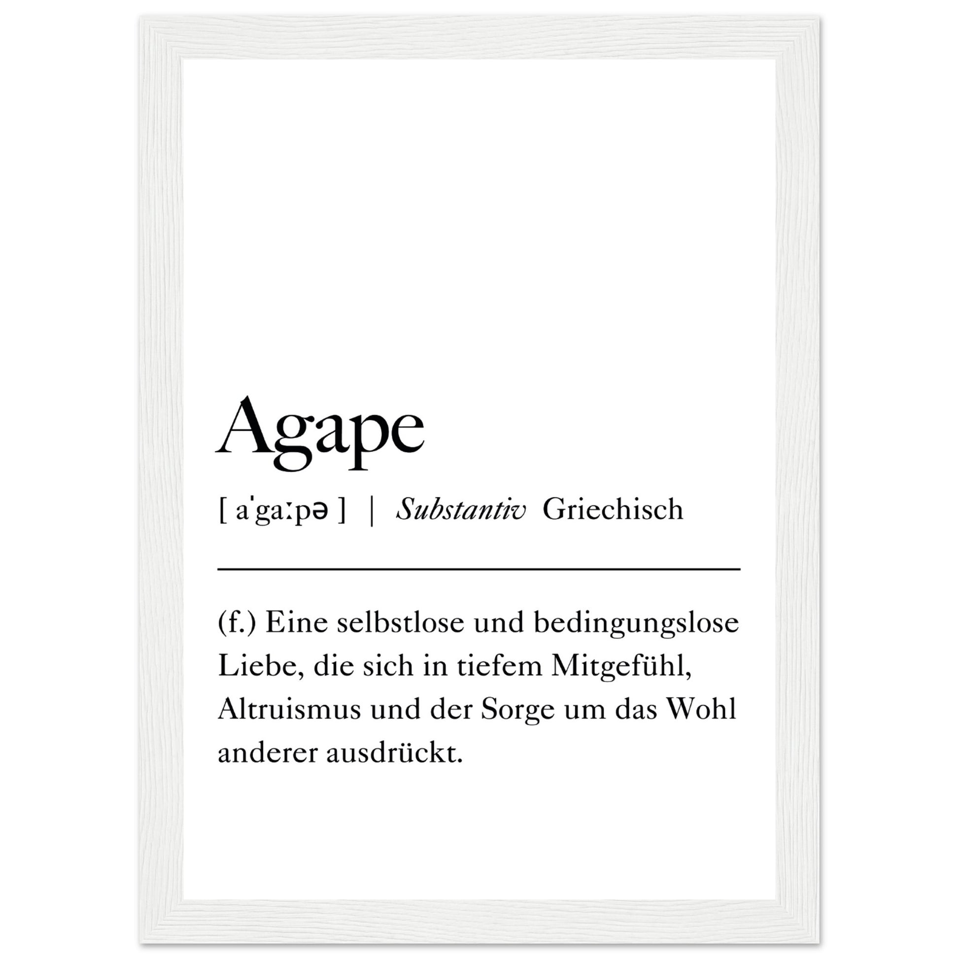 Agape Definition - Aurora Designs