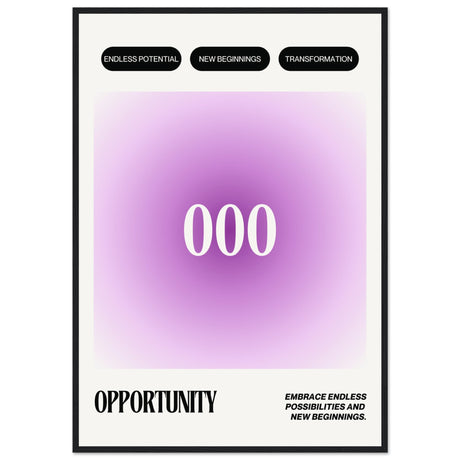 Angel Number 000 Opportunity V.1 - Aurora Designs