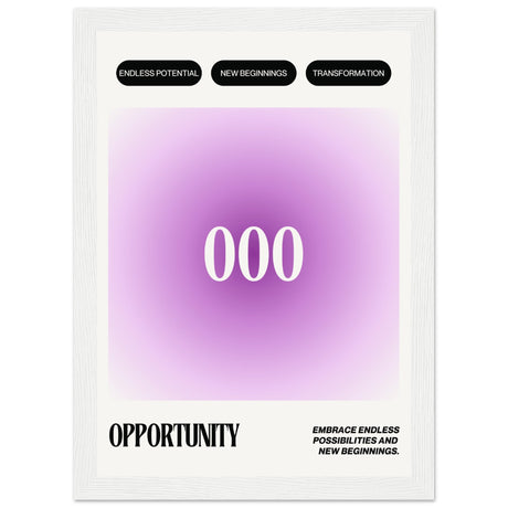 Angel Number 000 Opportunity V.1 - Aurora Designs