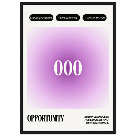 Angel Number 000 Opportunity V.1 - Aurora Designs