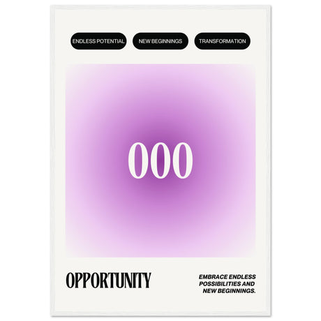 Angel Number 000 Opportunity V.1 - Aurora Designs