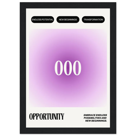 Angel Number 000 Opportunity V.1 - Aurora Designs