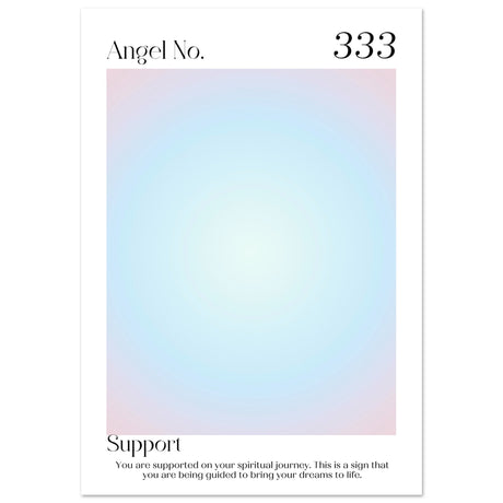 Angel Number 333 Support V.6 - Aurora Designs