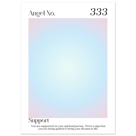 Angel Number 333 Support V.6 - Aurora Designs