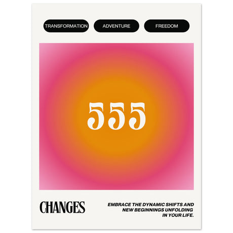 Angel Number 555 Change V.1 - Aurora Designs