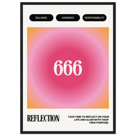 Angel Number 666 Reflect V.1 - Aurora Designs