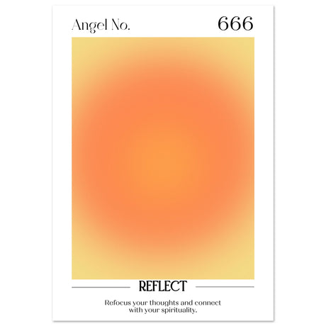 Angel Number 666 Reflect V.5 - Aurora Designs