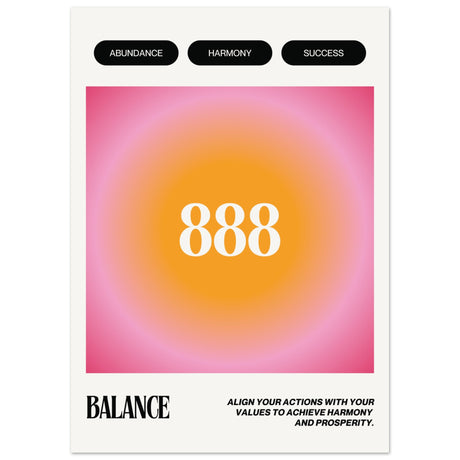 Angel Number 888 Balance V.1 - Aurora Designs