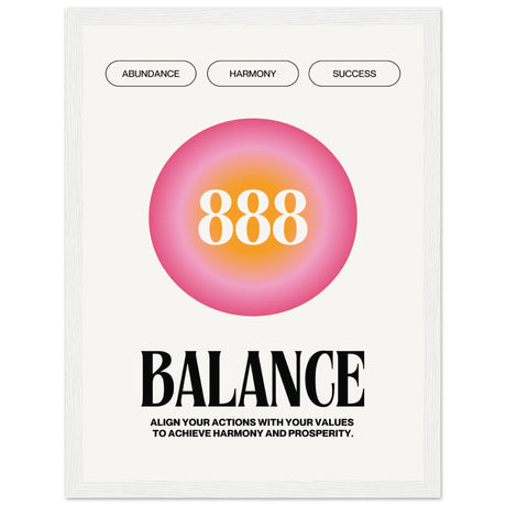 Angel Number 888 Balance V.2 - Aurora Designs