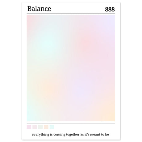 Angel Number 888 Balance V.5 - Aurora Designs