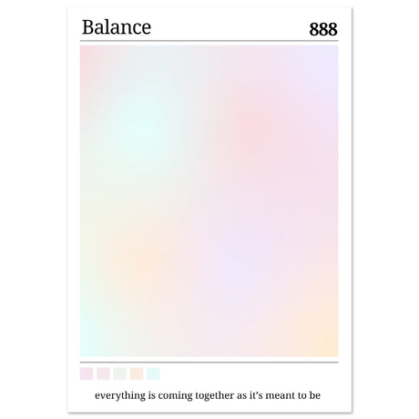 Angel Number 888 Balance V.5 - Aurora Designs