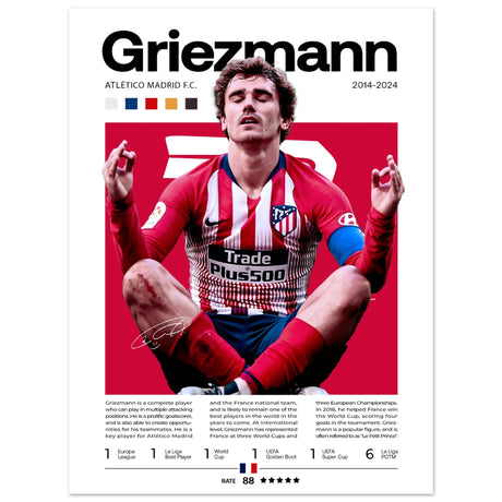 Antoine Griezmann - Atlético Madrid - Aurora Designs