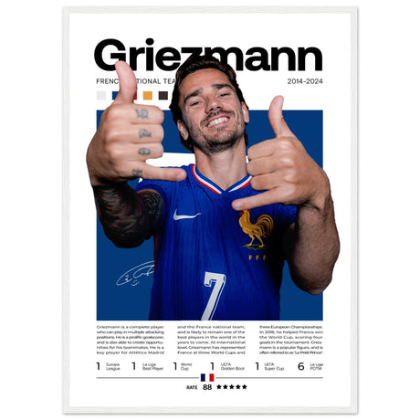 Antoine Griezmann - Französische Fußballnationalmannschaft - Aurora Designs