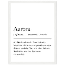 Aurora Definition - Aurora Designs