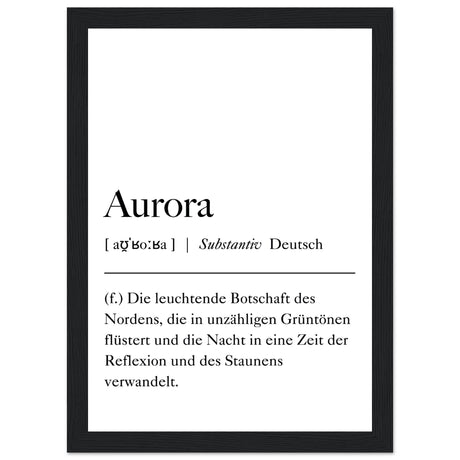 Aurora Definition - Aurora Designs