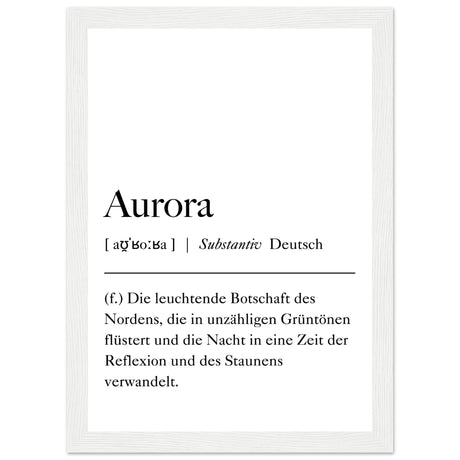 Aurora Definition - Aurora Designs