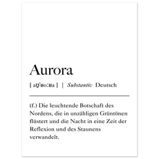 Aurora Definition - Aurora Designs