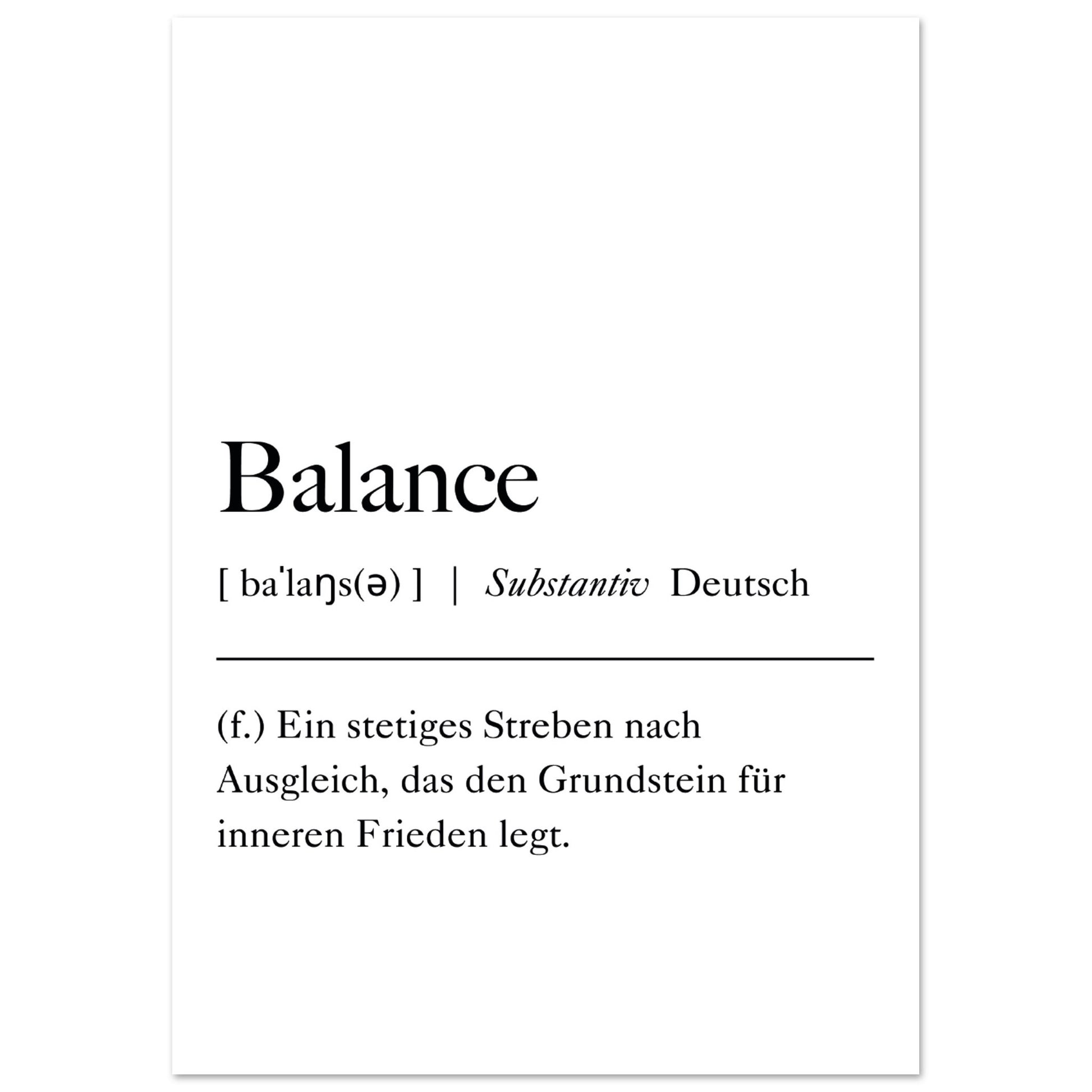 Balance Definition - Aurora Designs