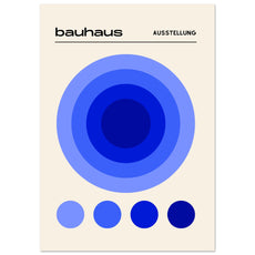 Bauhaus Blaue Harmonie - Aurora Designs