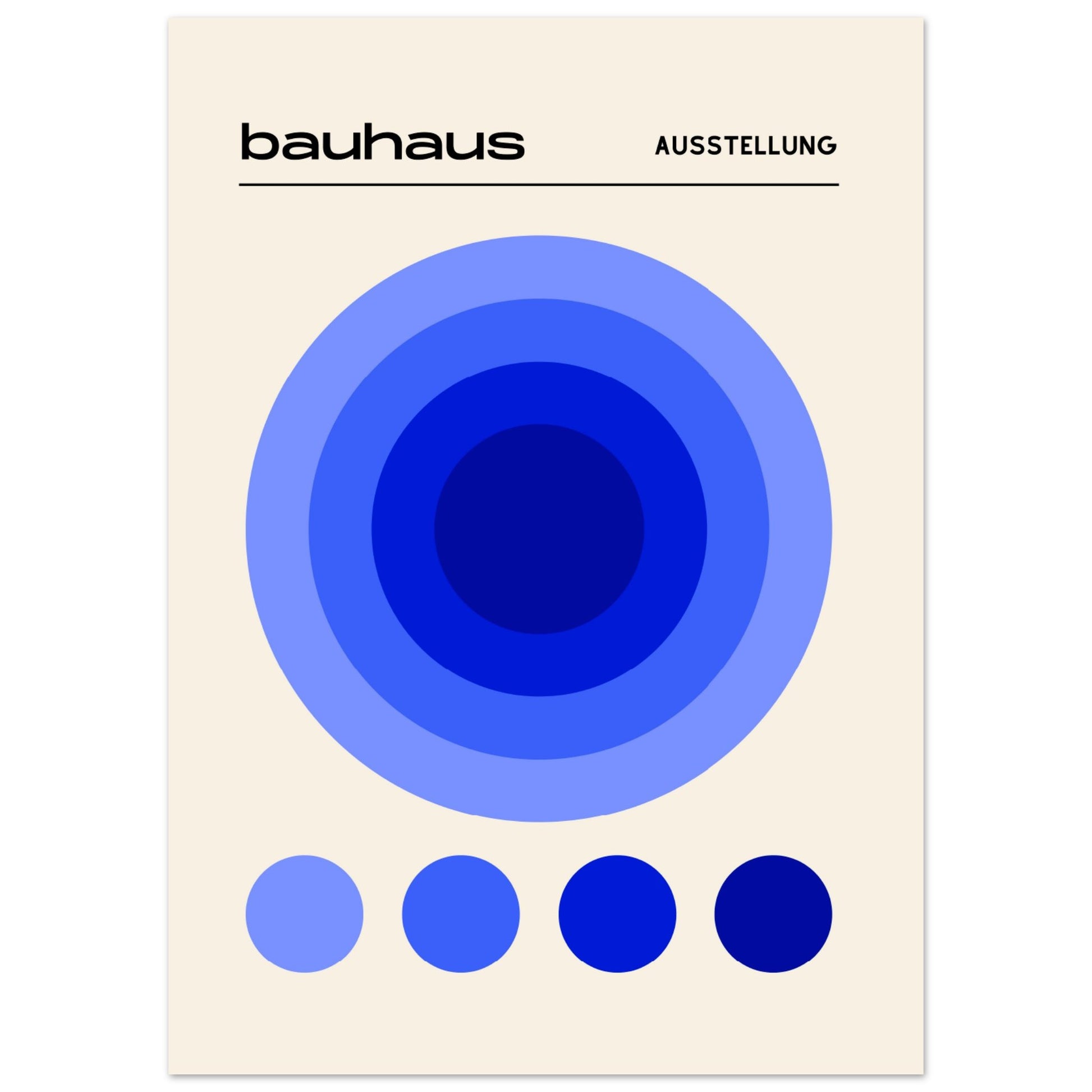 Bauhaus Blaue Harmonie - Aurora Designs