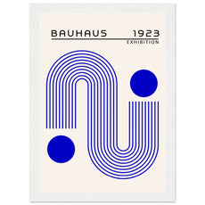 Bauhaus Dynamisches Blau - Aurora Designs