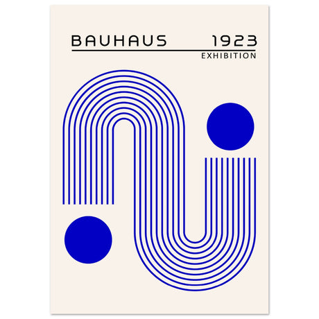 Bauhaus Dynamisches Blau - Aurora Designs