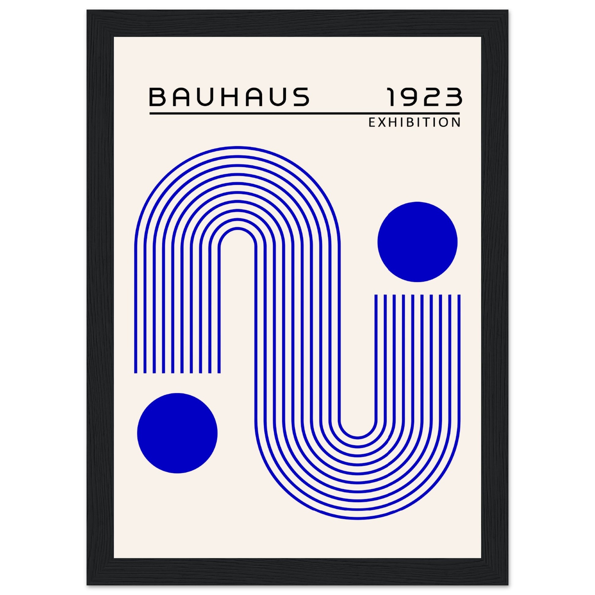 Bauhaus Dynamisches Blau - Aurora Designs