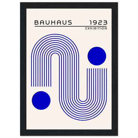 Bauhaus Dynamisches Blau - Aurora Designs