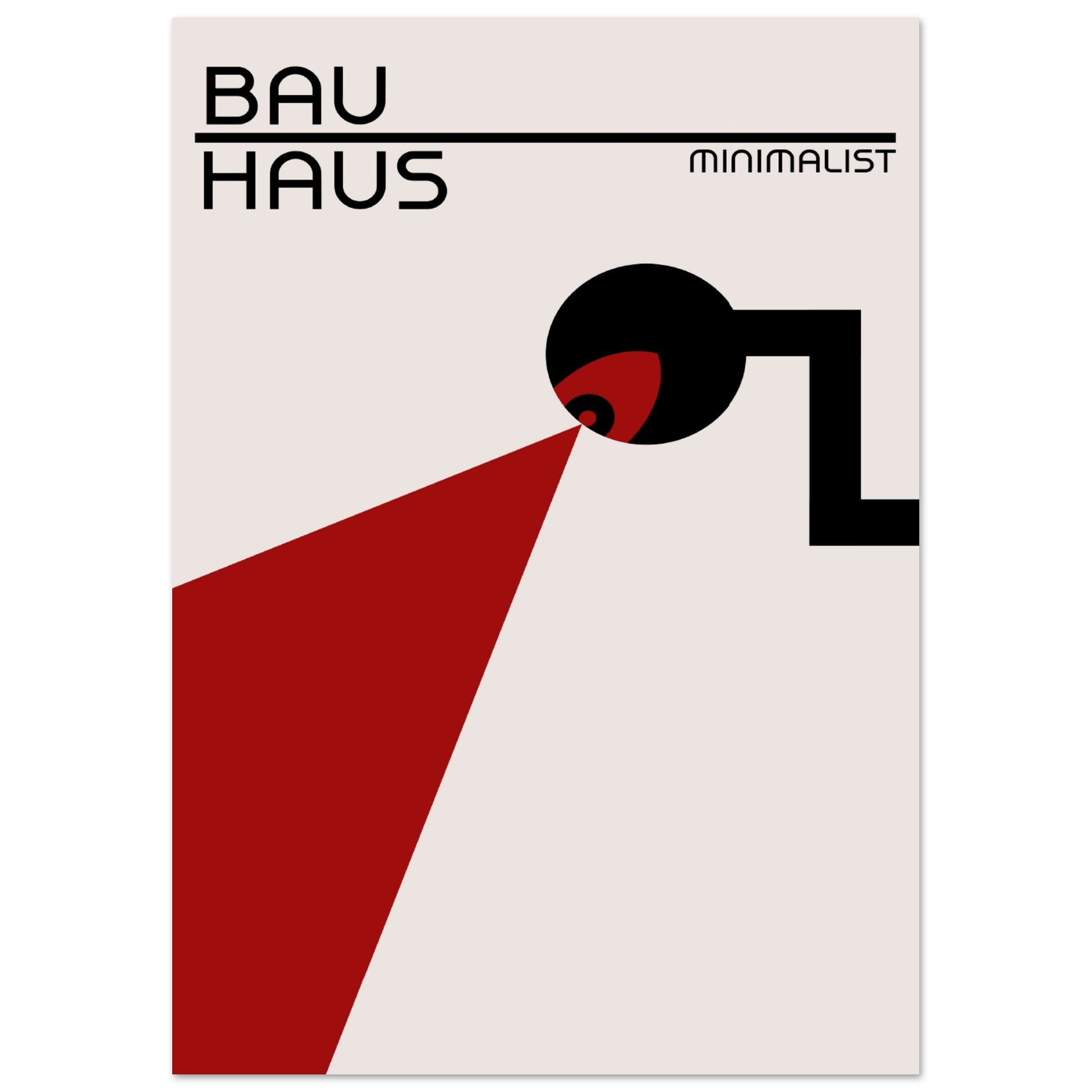 Bauhaus Minimalistische Überwachung - Aurora Designs