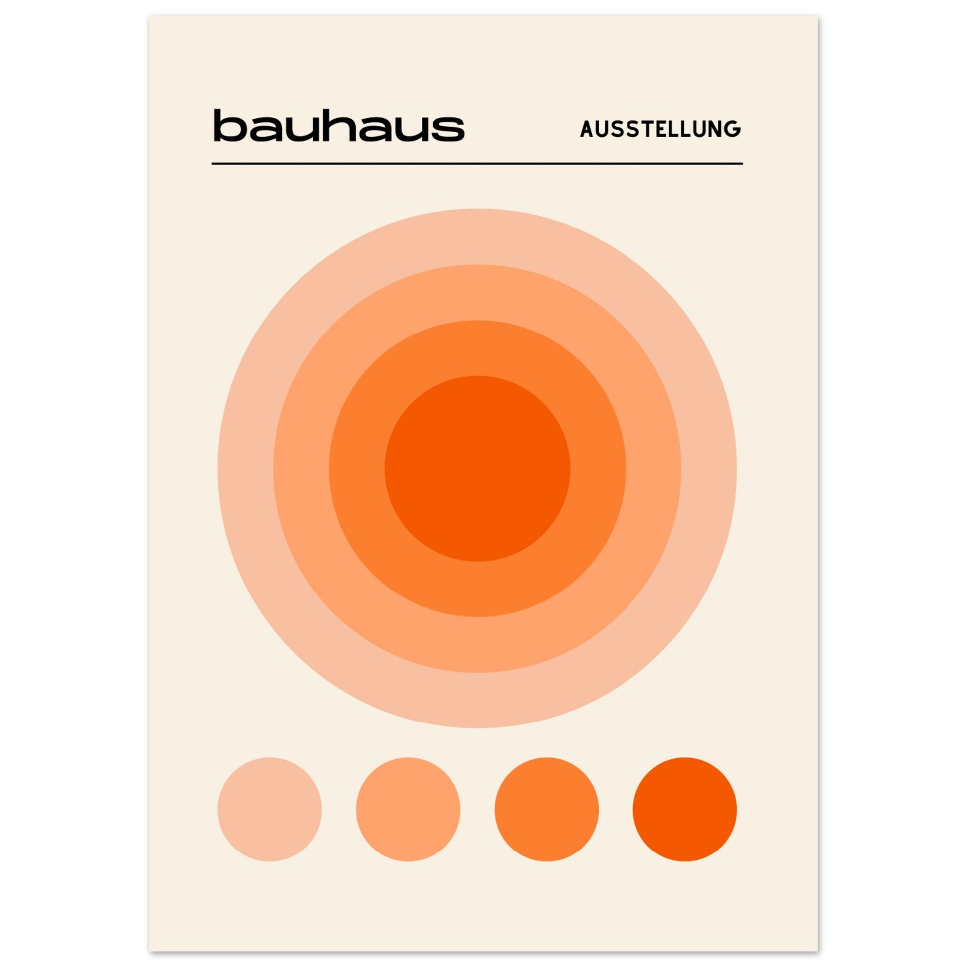 Bauhaus Orange Harmonie - Aurora Designs