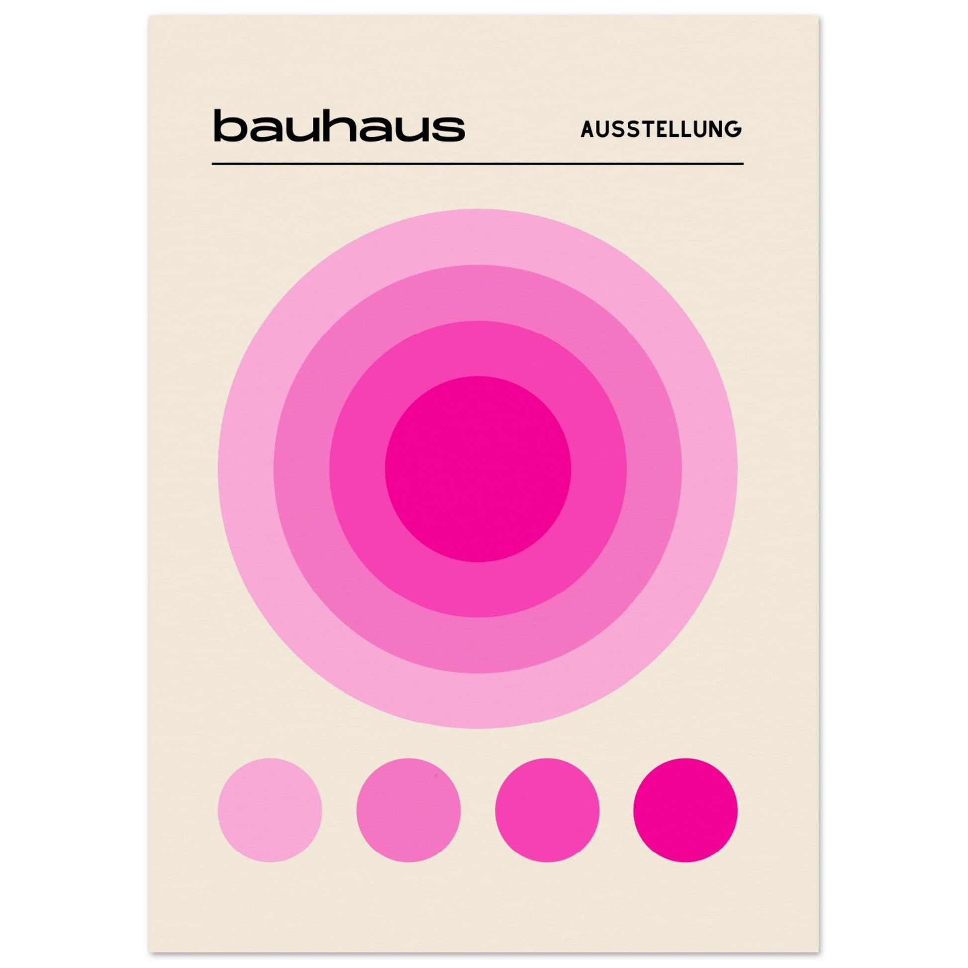 Bauhaus Rosa Harmonie - Aurora Designs