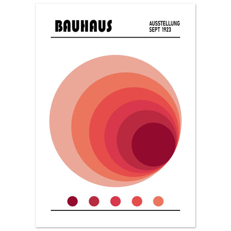 Bauhaus Rote Harmonie - Aurora Designs