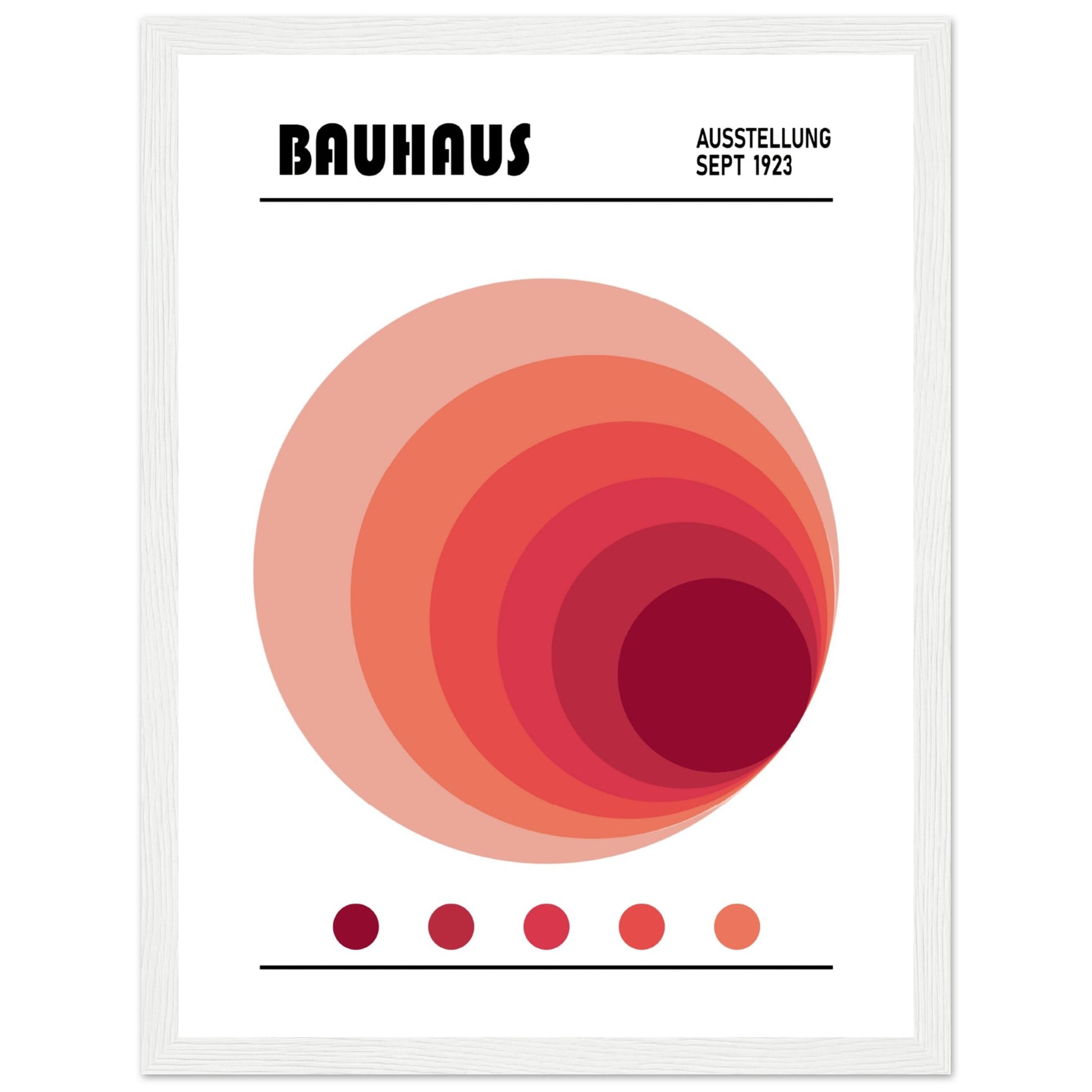 Bauhaus Rote Harmonie - Aurora Designs