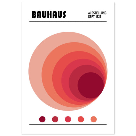 Bauhaus Rote Harmonie - Aurora Designs