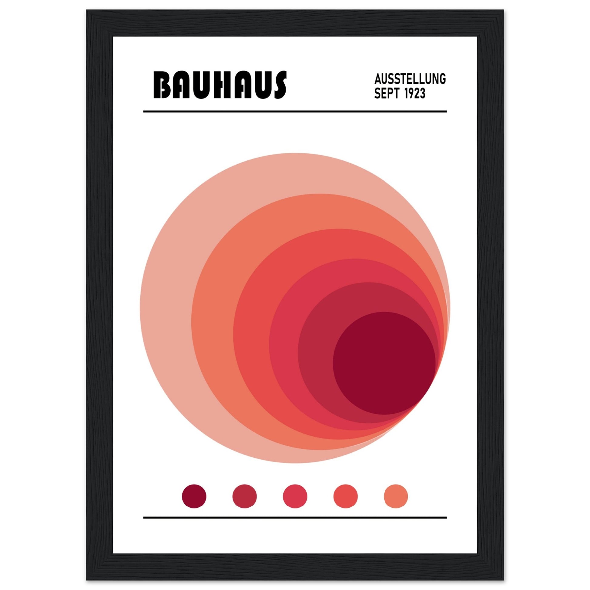 Bauhaus Rote Harmonie - Aurora Designs