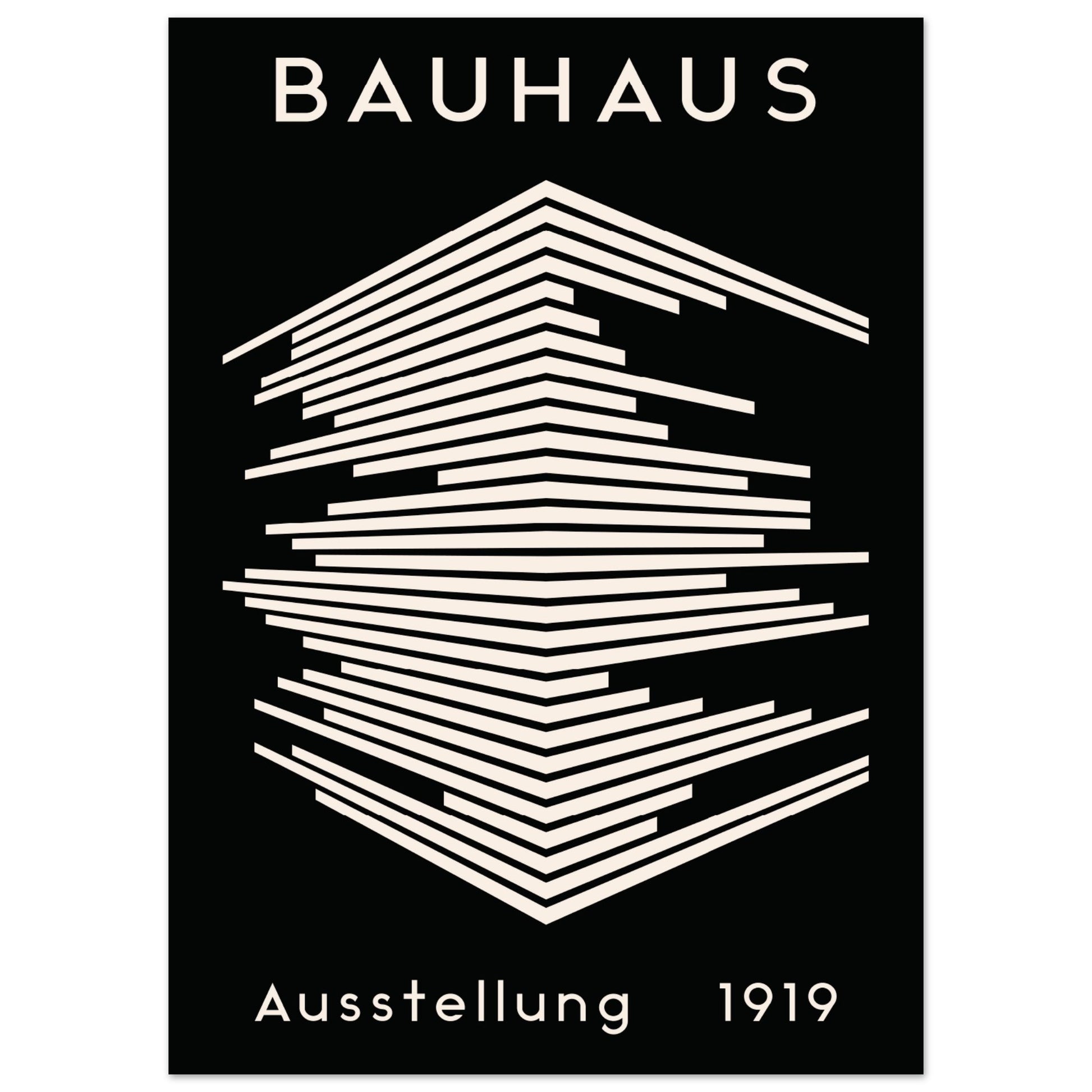 Bauhaus Schwarz - Weiß Eleganz - Aurora Designs