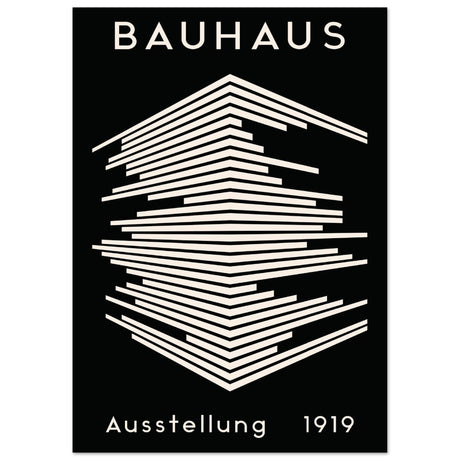 Bauhaus Schwarz - Weiß Eleganz - Aurora Designs