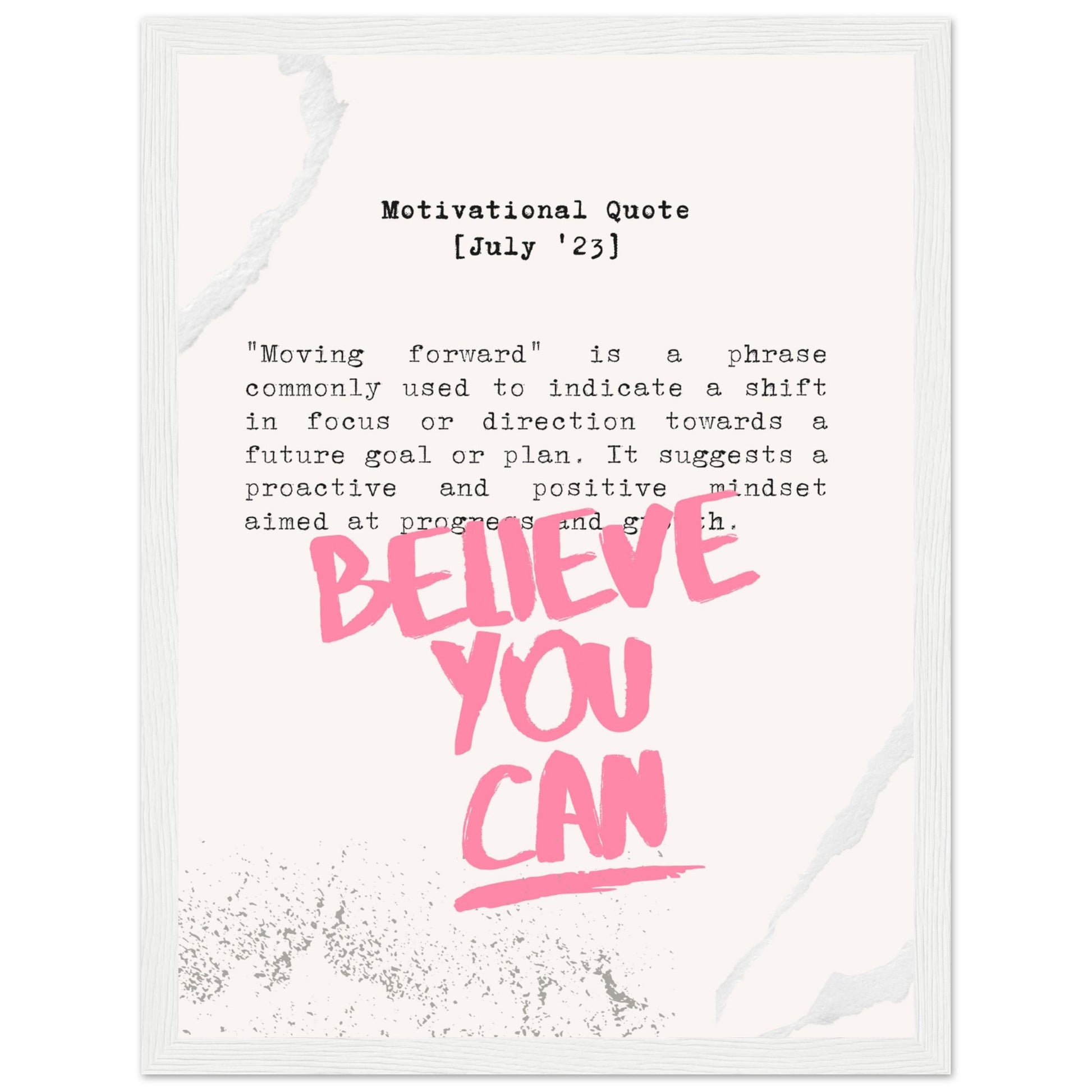 Believe you can - Aurora Designs