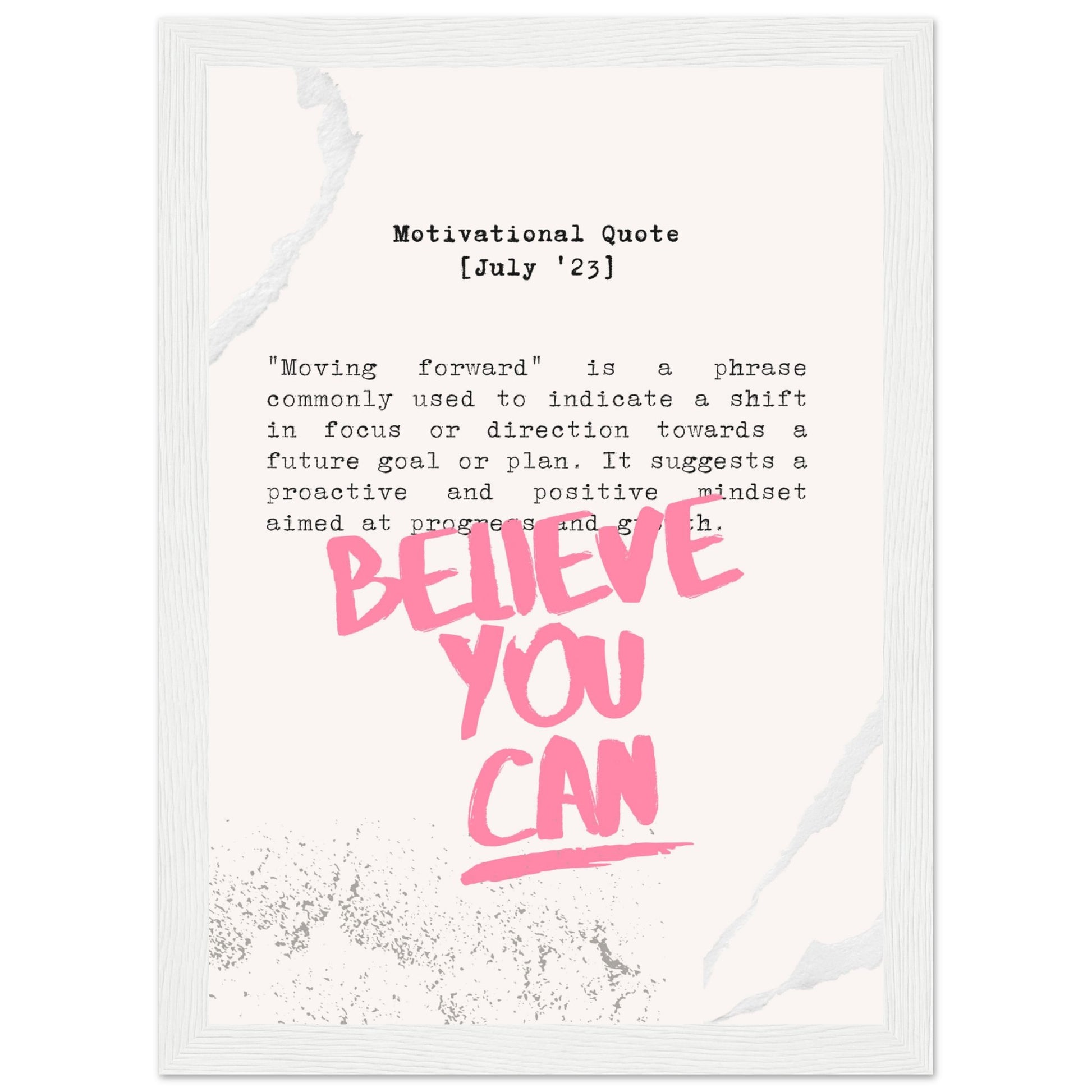 Believe you can - Aurora Designs