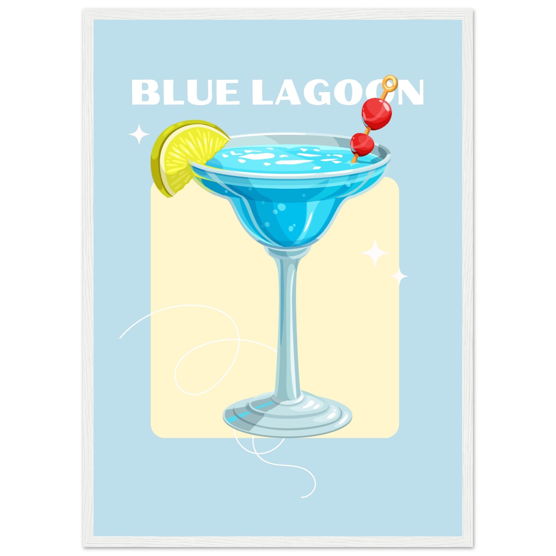 Blue Lagoon Cocktail - Aurora Designs