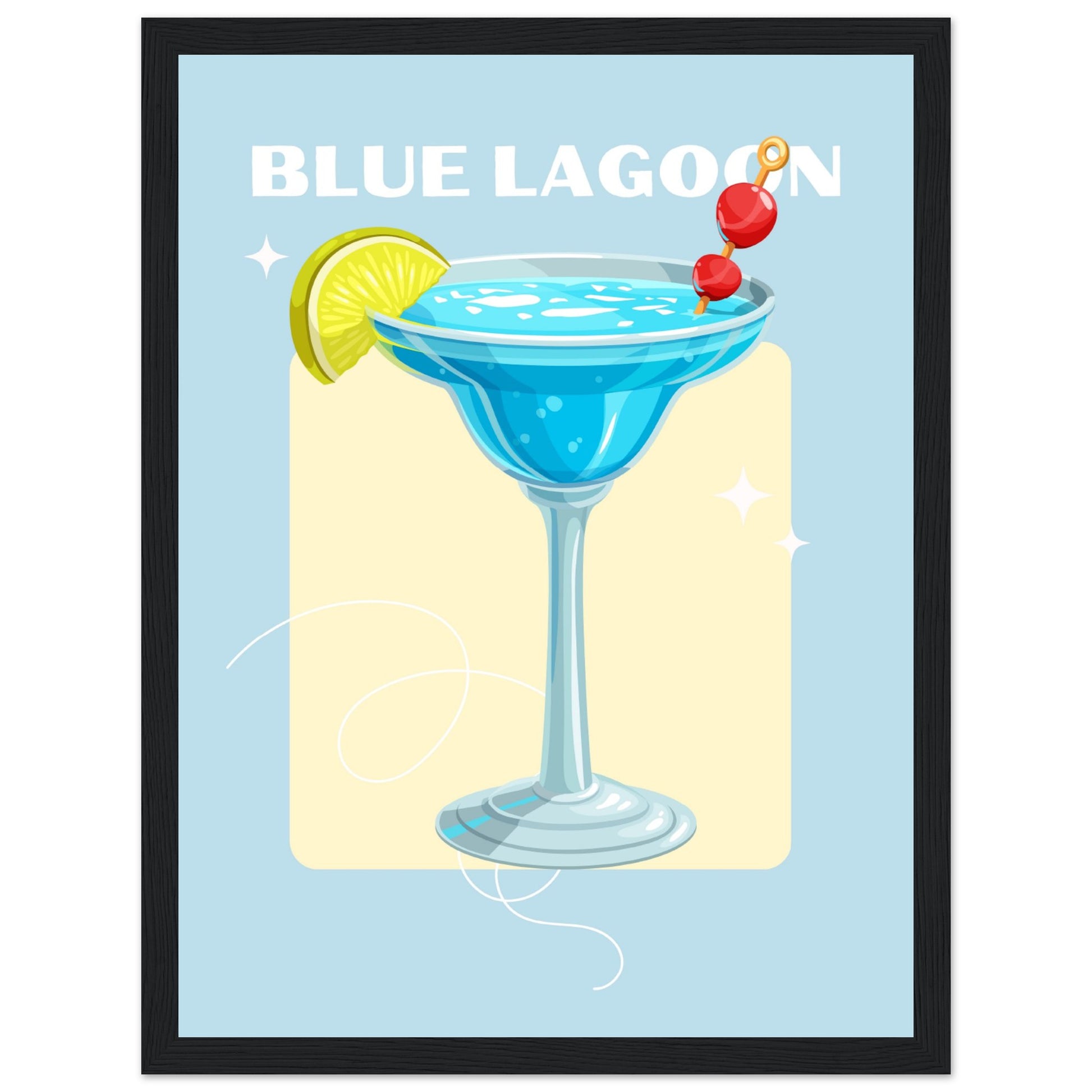 Blue Lagoon Cocktail - Aurora Designs