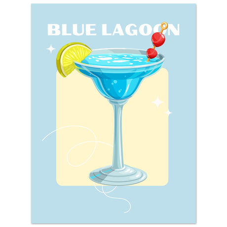 Blue Lagoon Cocktail - Aurora Designs